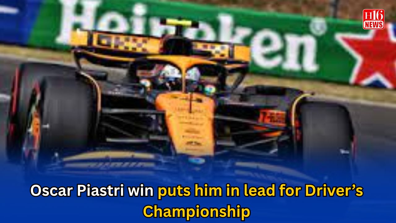 Oscar Piastri win puts him in lead for Driver’s Championship